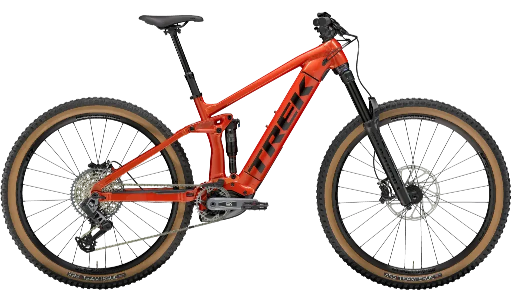 Trek Rail 8 GX AXS T-Type Gen 3 Elektrische MTB Fully 29"2024 XL Rood