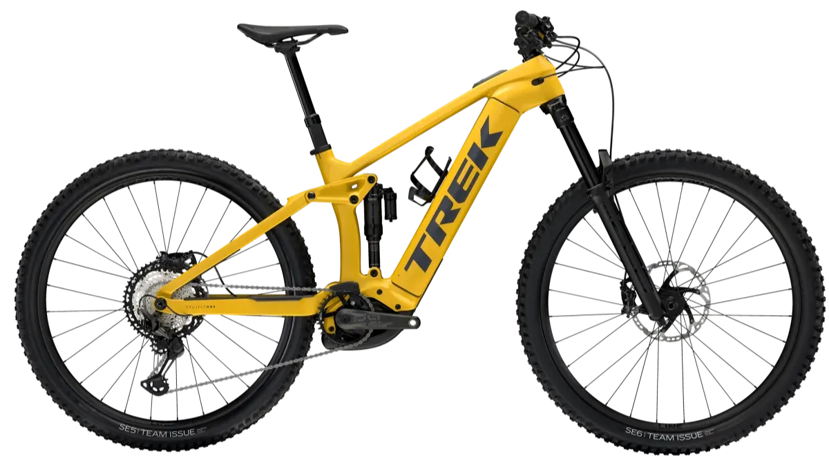 Trek Rail 9.8 XT Gen 4 Elektrische MTB Fully Carbon 29"2024 M Geel