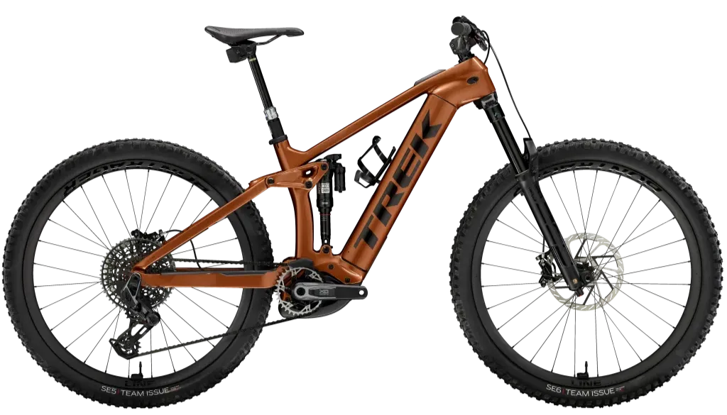 Trek Rail 9.9 X0 AXS T-Type Gen 4 Elektrische MTB Fully Carbon 29"2024 S Oranje