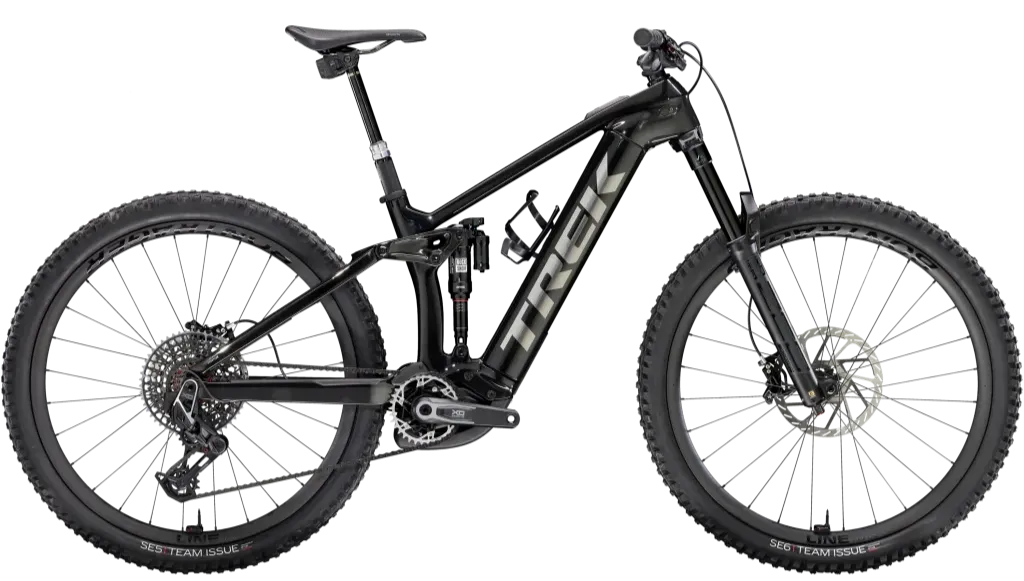 Trek Rail 9.9 X0 AXS T-Type Gen 4 Elektrische MTB Fully Carbon 29"2024 S Zwart