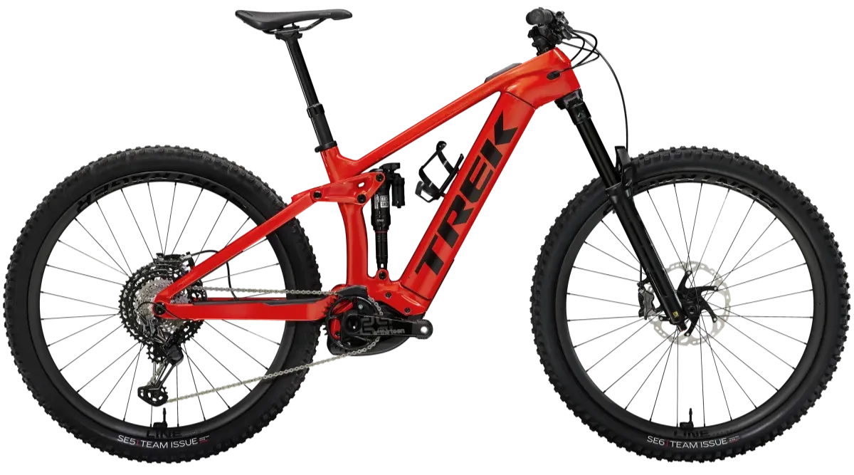Trek Rail 9.9 XTR Gen 4 Elektrische Mountainbike Fully Carbon 29"Rood