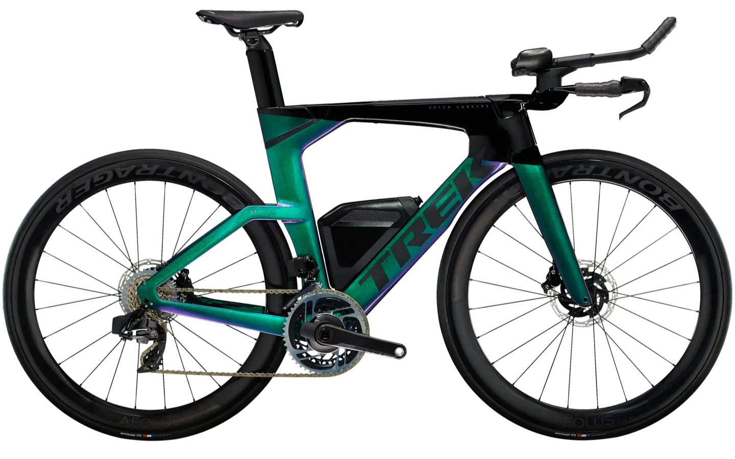 Trek Speed Concept SLR 9 AXS Triathlon Fiets Carbon 2024 M Groen