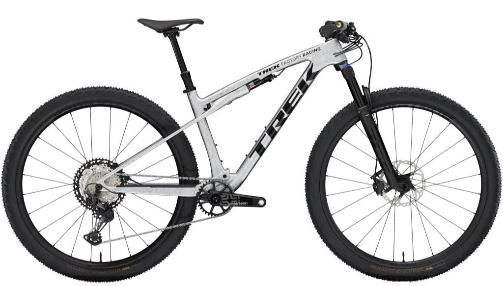 Trek Supercaliber SLR 9.8 XT Gen 2 Fully MTB Carbon 29"2024 S Zilver