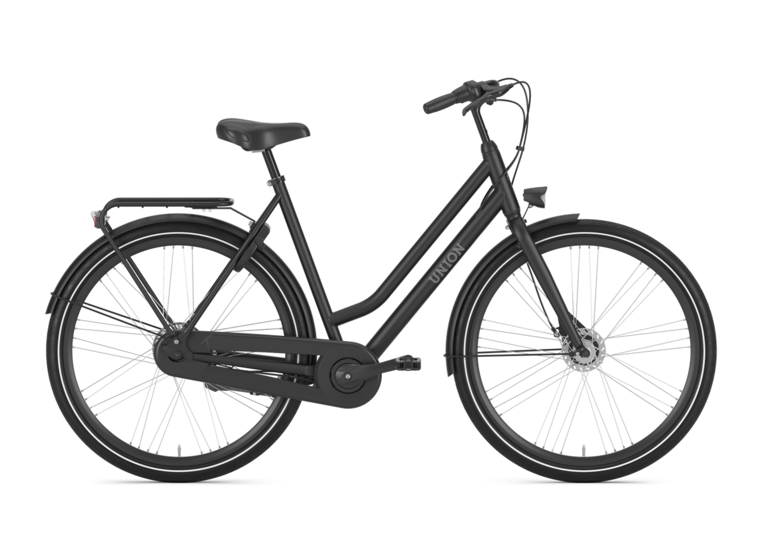 Union Curb N3 2024 Dames Stadsfiets Black Mat 57 Cm