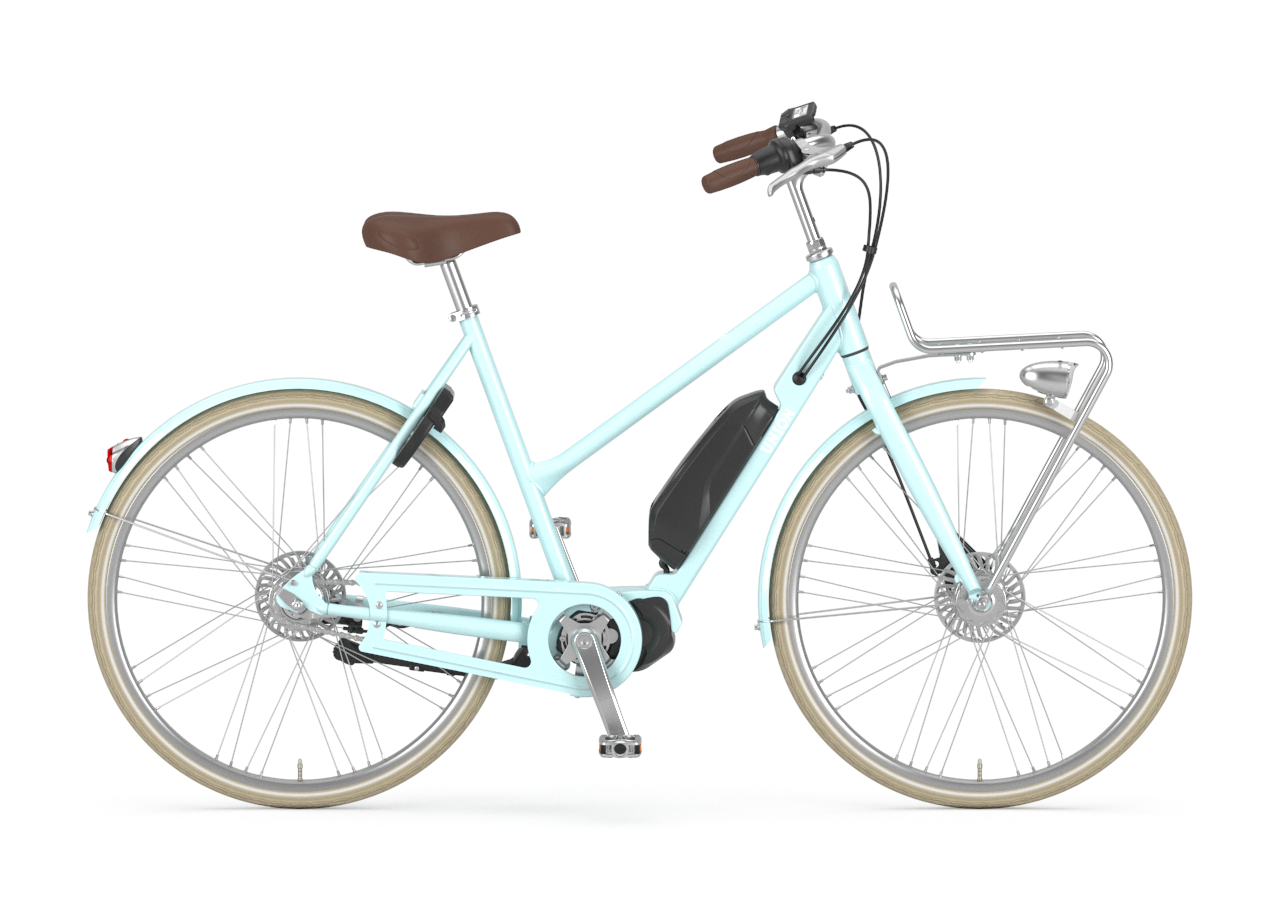 Union E-Flow N7 2024 Dames Elektrische Fiets E-bike Pale Blue 49cm