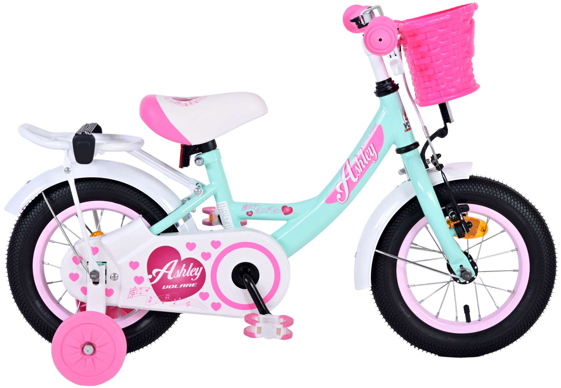 Volare Ashley 12 Inch Meisjes Kinderfiets Groen