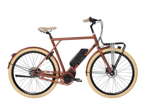 BSP Gaev E-volt Heren Elektrische Fiets E-bike Gloeiend Koper Glans 57 Cm
