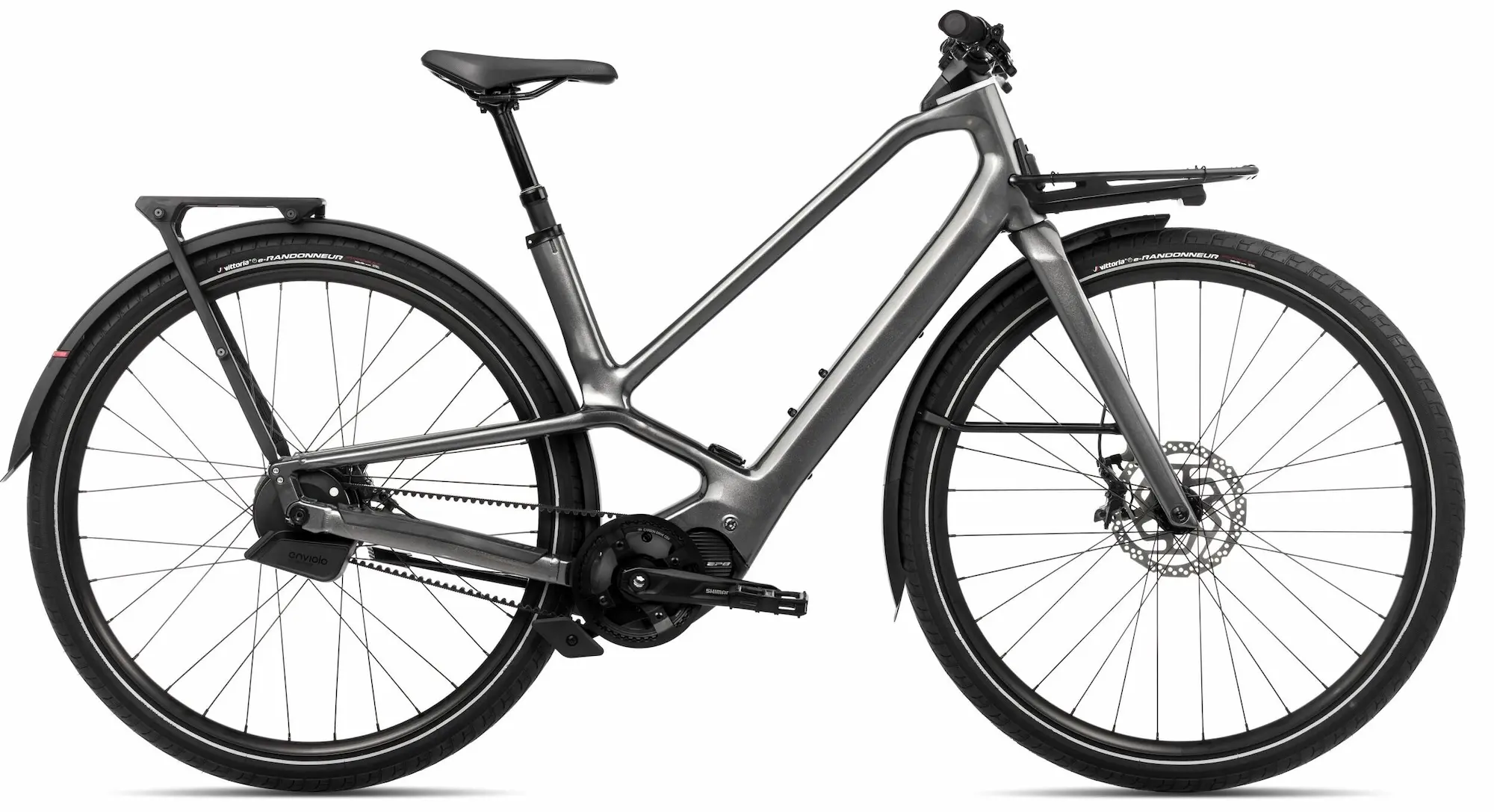 Orbea Diem 10 2025 Urban E Bike Riemaandrijving Enviolo Automatiq Grijs L