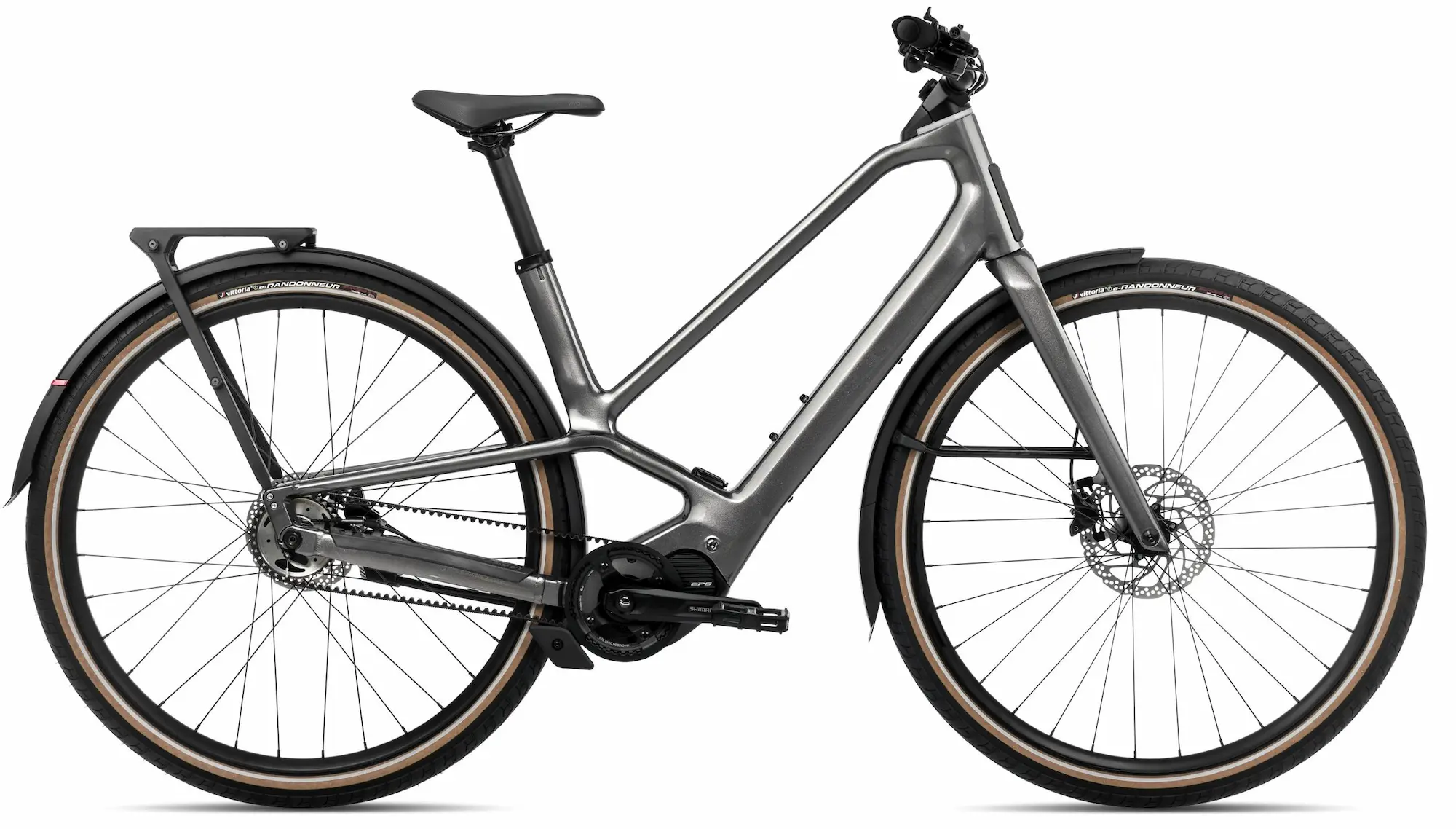 Orbea Diem 20 2025 Urban E Bike Riemaandrijving Shimano EP6 630Wh Grijs M