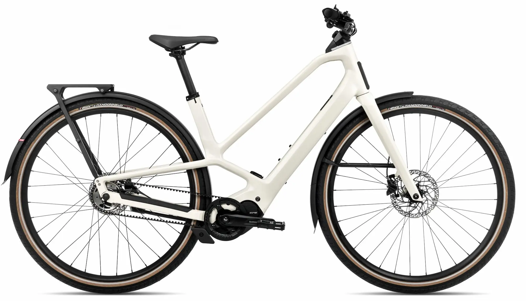 Orbea Diem 20 2025 Urban E Bike Riemaandrijving Shimano EP6 630Wh Wit M