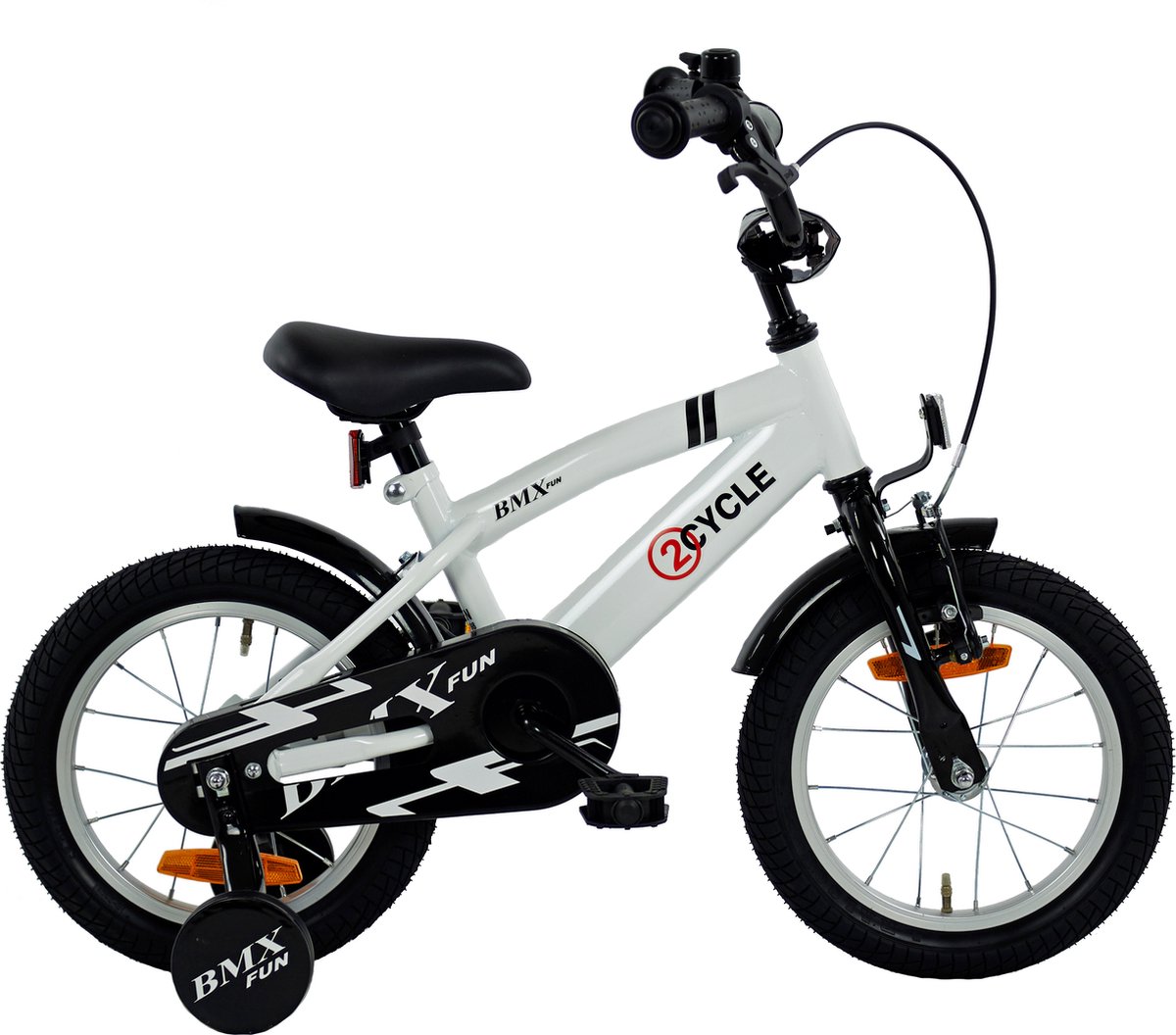 2cycle bmx fun wit jongensfiets 3 tot 5 jaar
