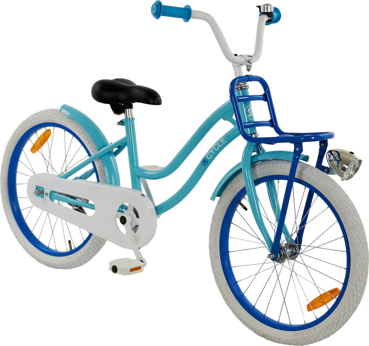 2Cycle Lady - Blauw - Meisjesfiets 5 tot 7 jaar Kinderfiets kopen online