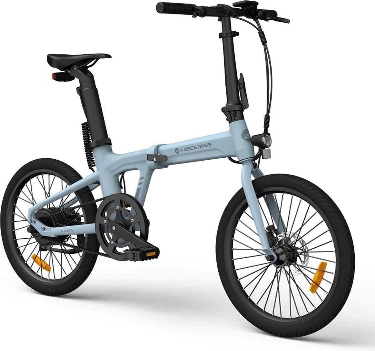 ADO Air 20 Elektrische vouwfiets Blauw - 16kg - EU Goedgekeurd - 250W - 25km/u - 100km range - samsung batterij - hydraulische schijfremmen - torque sensor - koolstof riem Fiets (elektrisch) kopen online