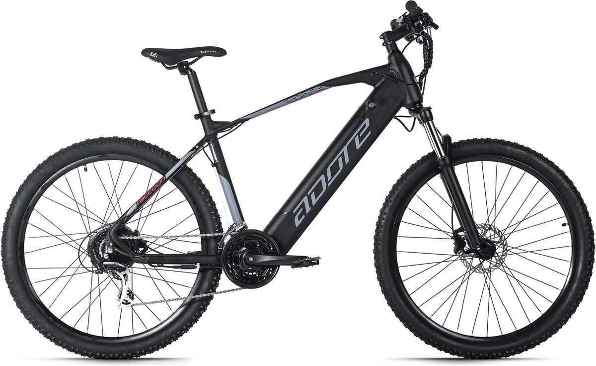 adore fiets elektrisch e mountainbike 27 5 adore raccoon zwart 49 cm