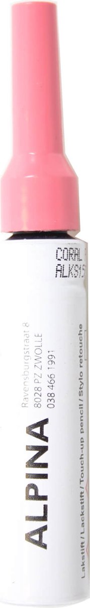 alpina lakstift coral pink pms184