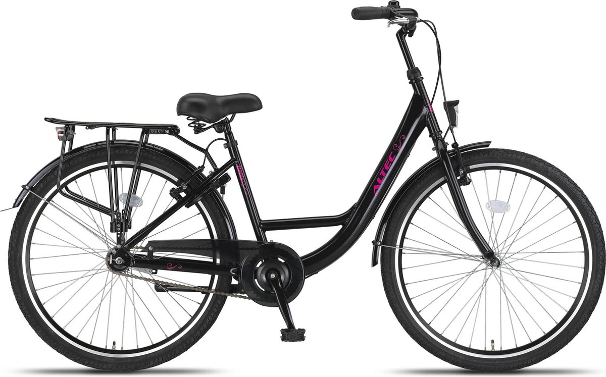 Altec Belle 26 inch Meisjesfiets Zwart Kinderfiets kopen online