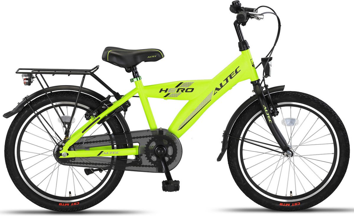 altec hero kinderfiets jongens 20 inch groen