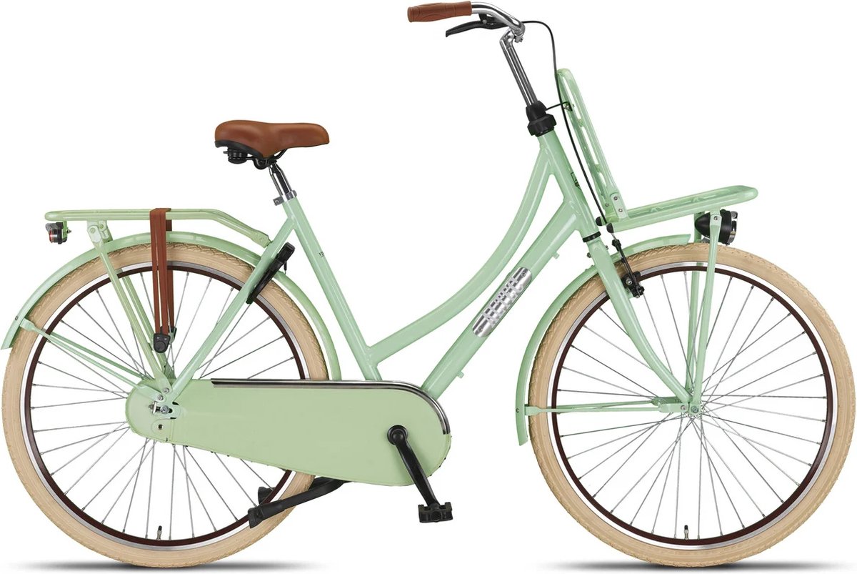 altec oldskool transportfiets dames 28 inch 1v 57 cm ghost green