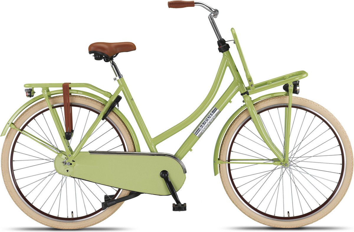 altec oldskool transportfiets dames 28 inch 1v 57 cm green