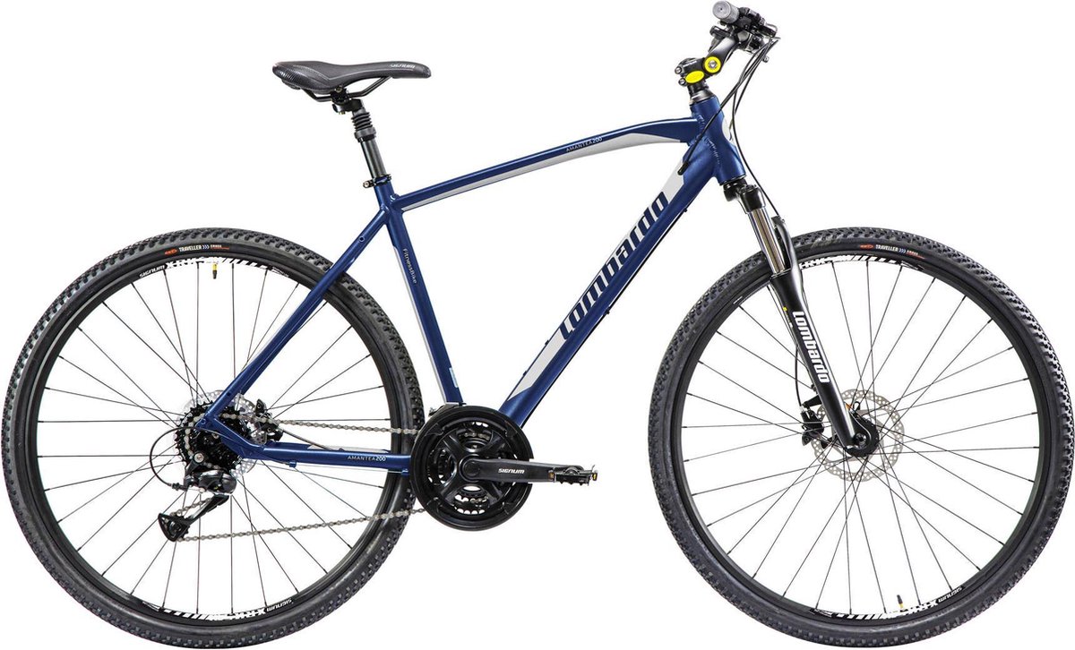 amantea 200 gents 28 inch h56 24 speed midnight blue