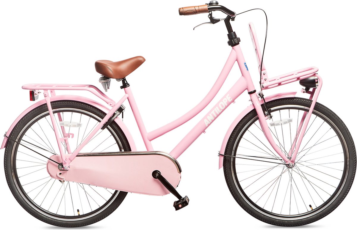 antilope transport 26 inch meisjesfiets roze