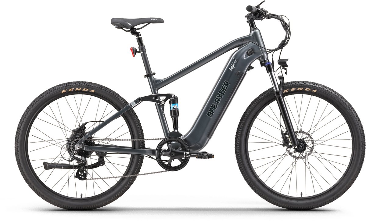 ape ryder buffalo e elektrische fatbike 250w 36v 10ah 27 5inch grijs