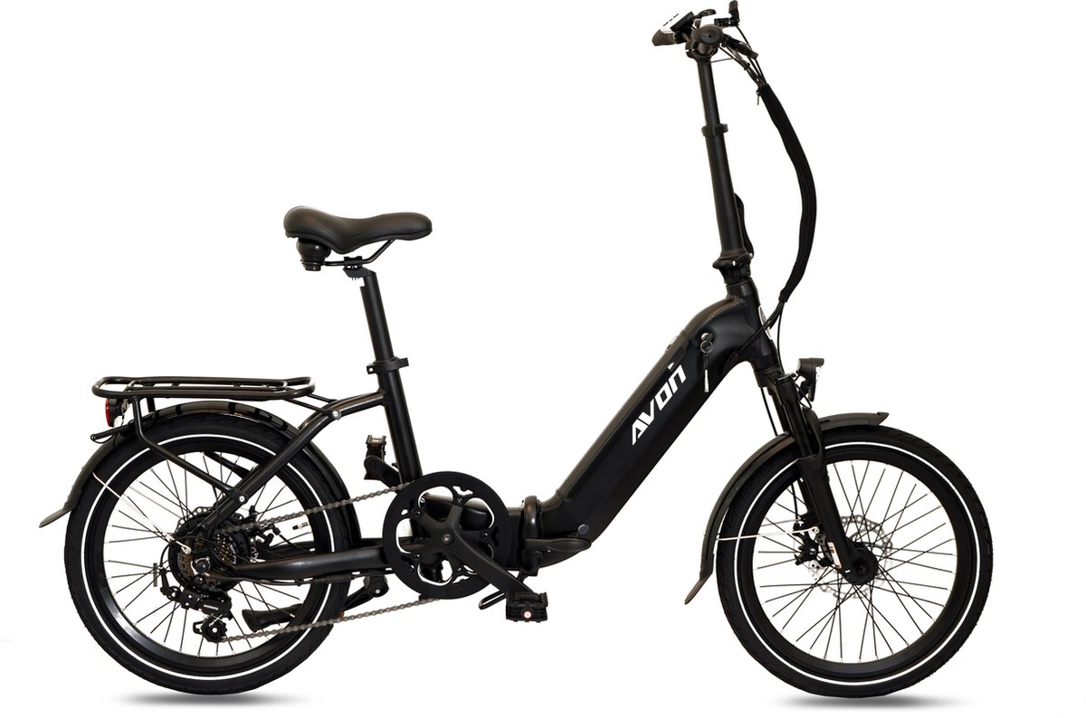 avon eq1 elektrische vouwfiets 20 inch zwart gratis rijklaar bezorgd