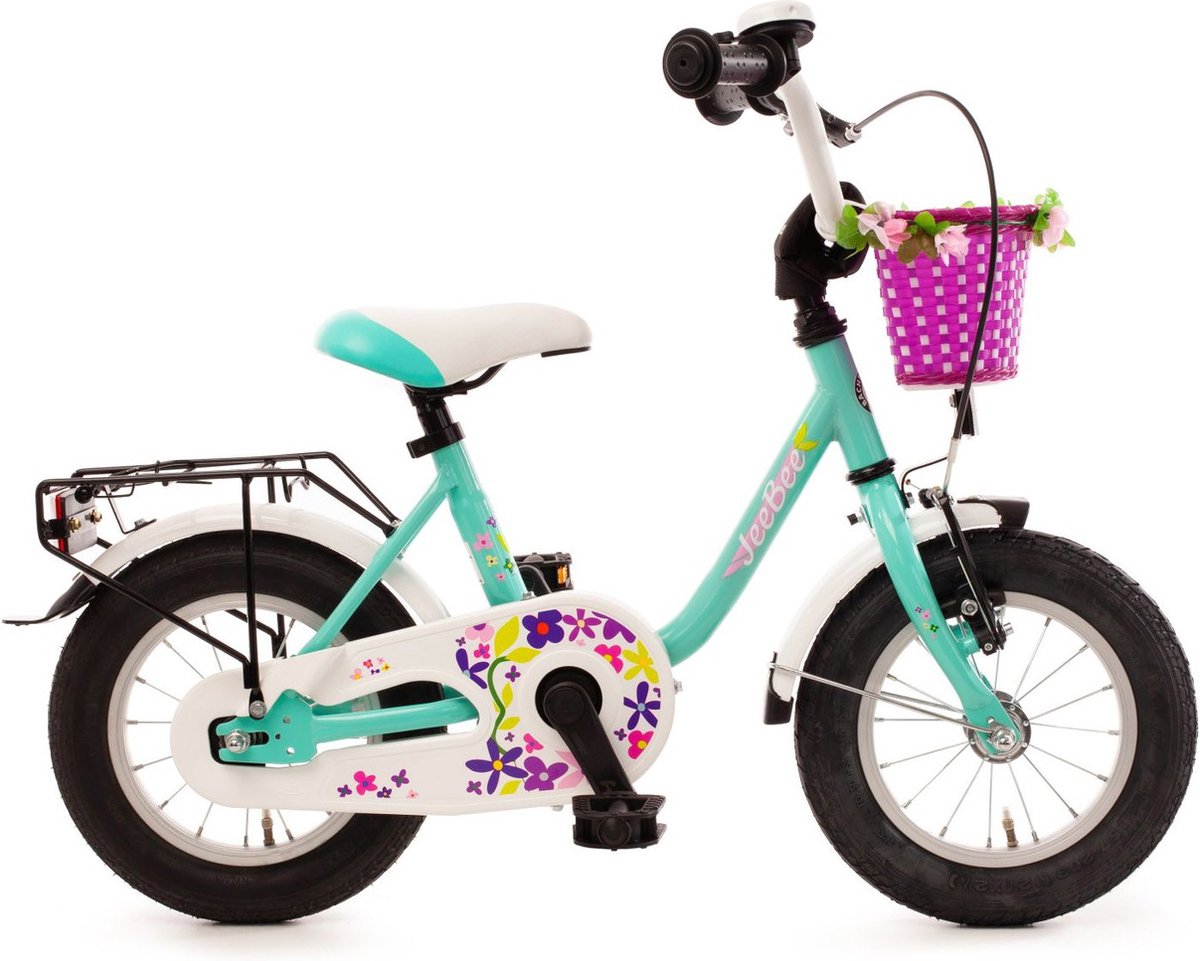 Bachtenkirch kinderfiets Jee Bee 12 inch turquoise Kinderfiets kopen online