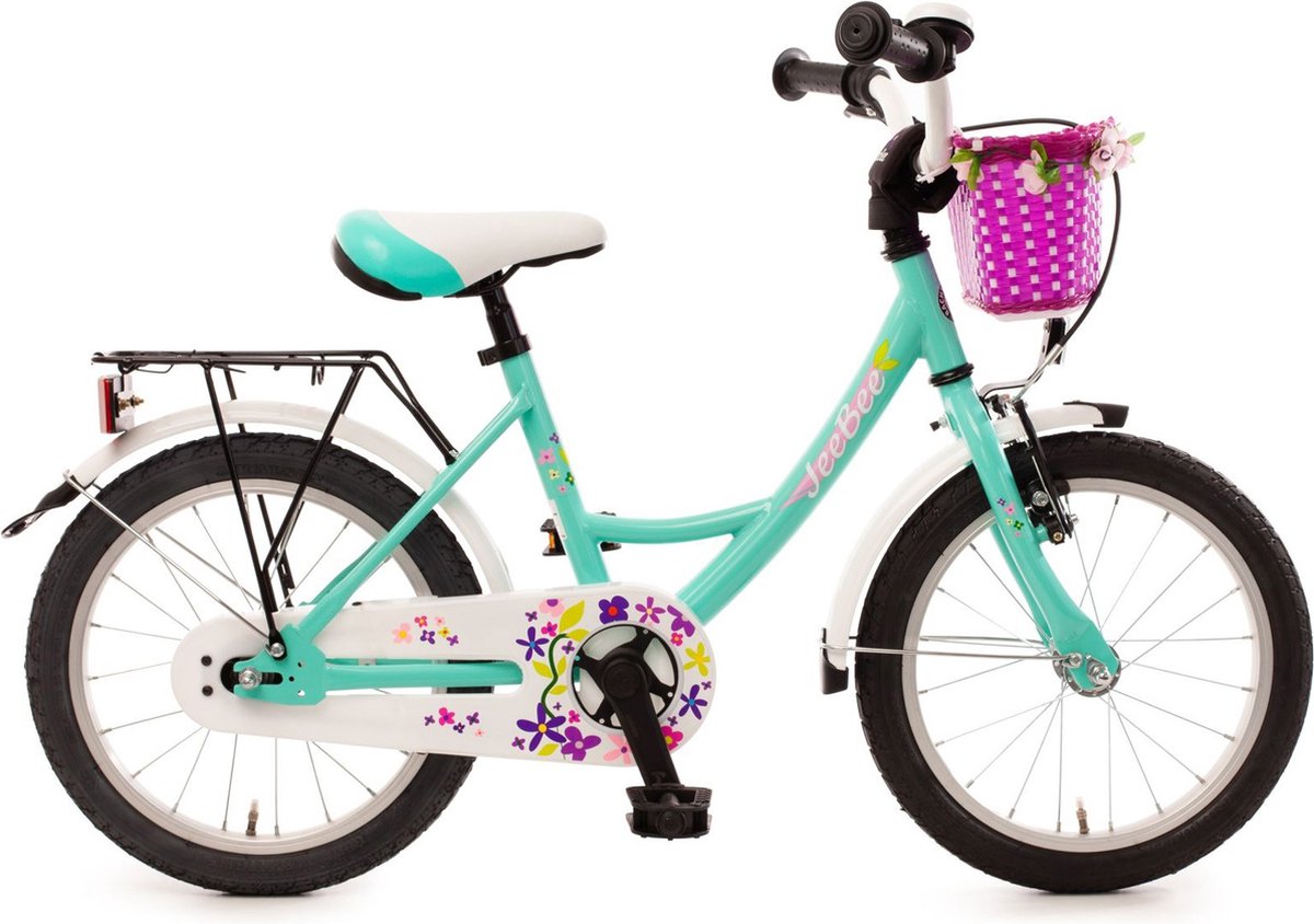 bachtenkirch kinderfiets jee bee 16 inch turquoise
