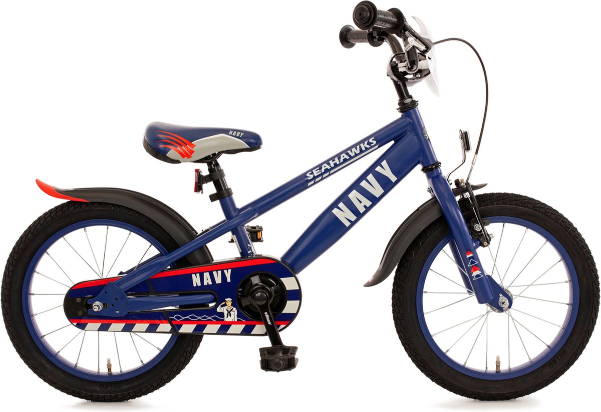Bachtenkirch kinderfiets Navy, 16 inch, donkerblauw Kinderfiets kopen online
