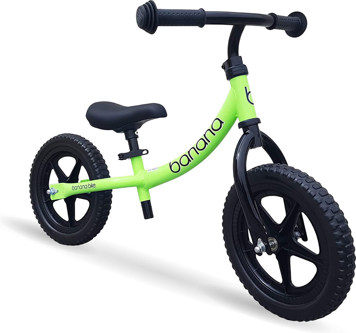 banana bike lt bike kinderfiets zonder pedalen lichtgewicht fiets met aluminium frame loopfiets voor meisjes verstelbaar stuur en zadel lekvrije eva banden 12 inch