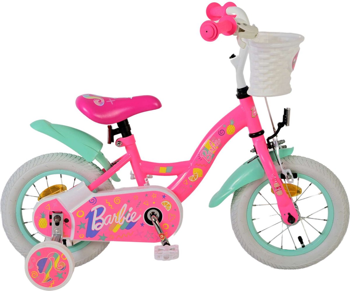 Barbie Kinderfiets - Meisjes - 12 inch - Roze Kinderfiets kopen online