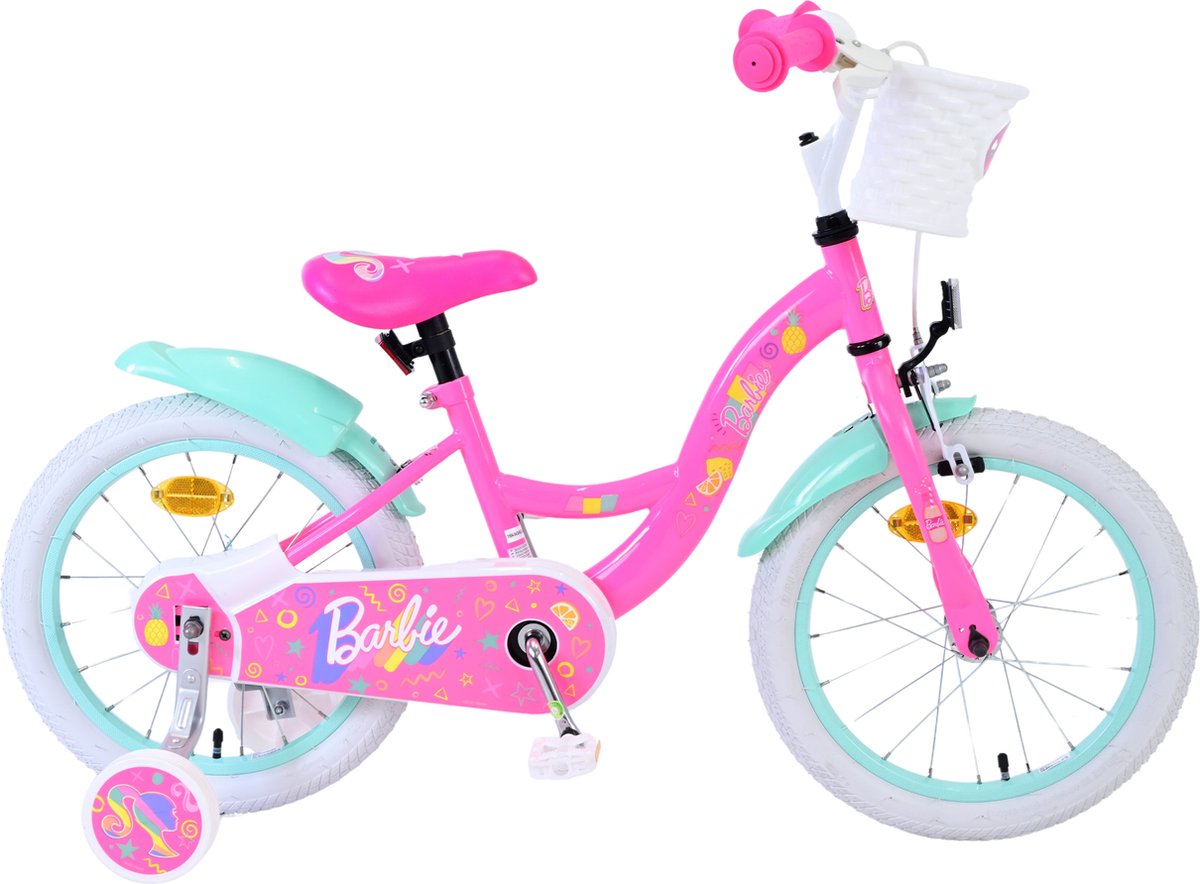 Barbie Kinderfiets - Meisjes - 16 inch - Roze Kinderfiets kopen online
