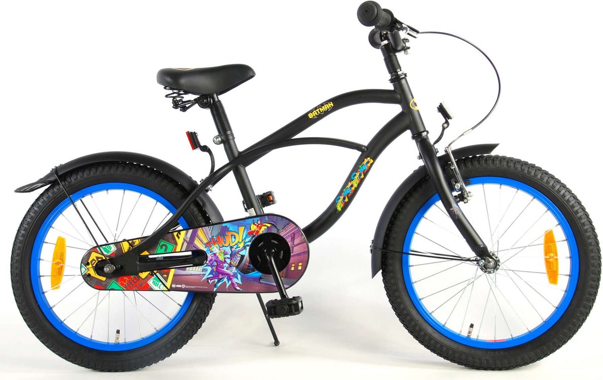 Batman Kinderfiets - Jongens - 18 inch - Zwart Kinderfiets kopen online