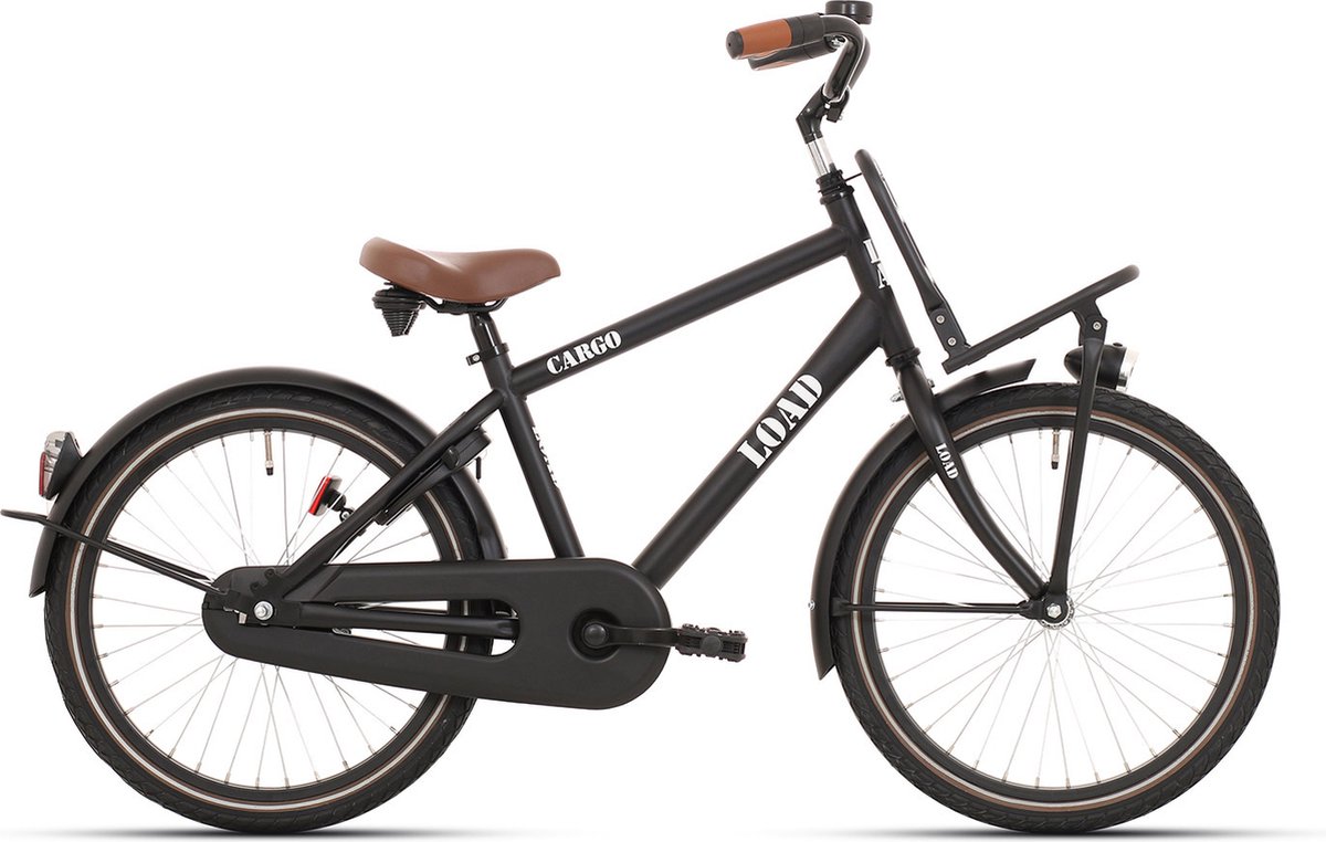 Bike Fun Load - Kinderfiets - jongens - Matzwart - 20 Kinderfiets kopen online