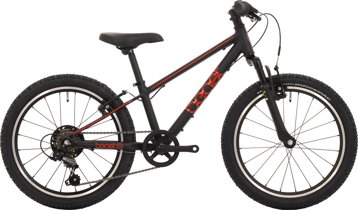 bike fun the beast kinderfiets mannen zwart rood 20