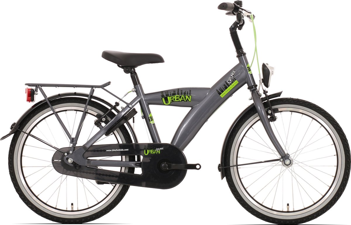 Bike Fun Urban - Kinderfiets - Jongens - 20 inch - Titanium Kinderfiets kopen online