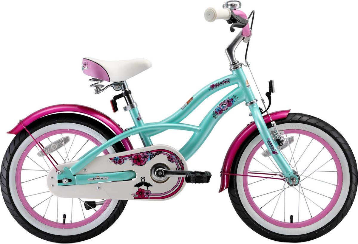 bikestar 16 inch cruiser kinderfiets mint