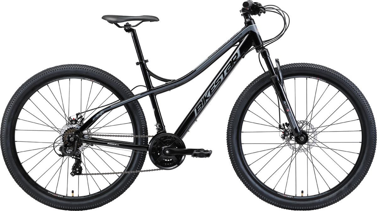 bikestar 29 inch hardtail alu mtb 21 speed zwart grijs
