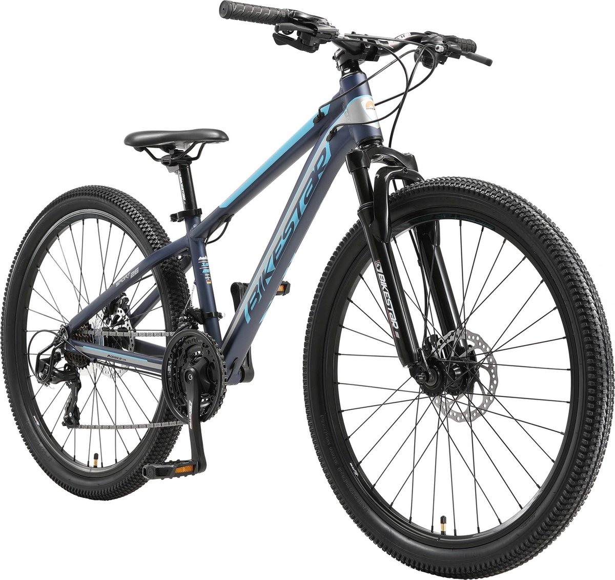 bikestar hardtail mtb alu sport s 26 inch 21 speed blauw