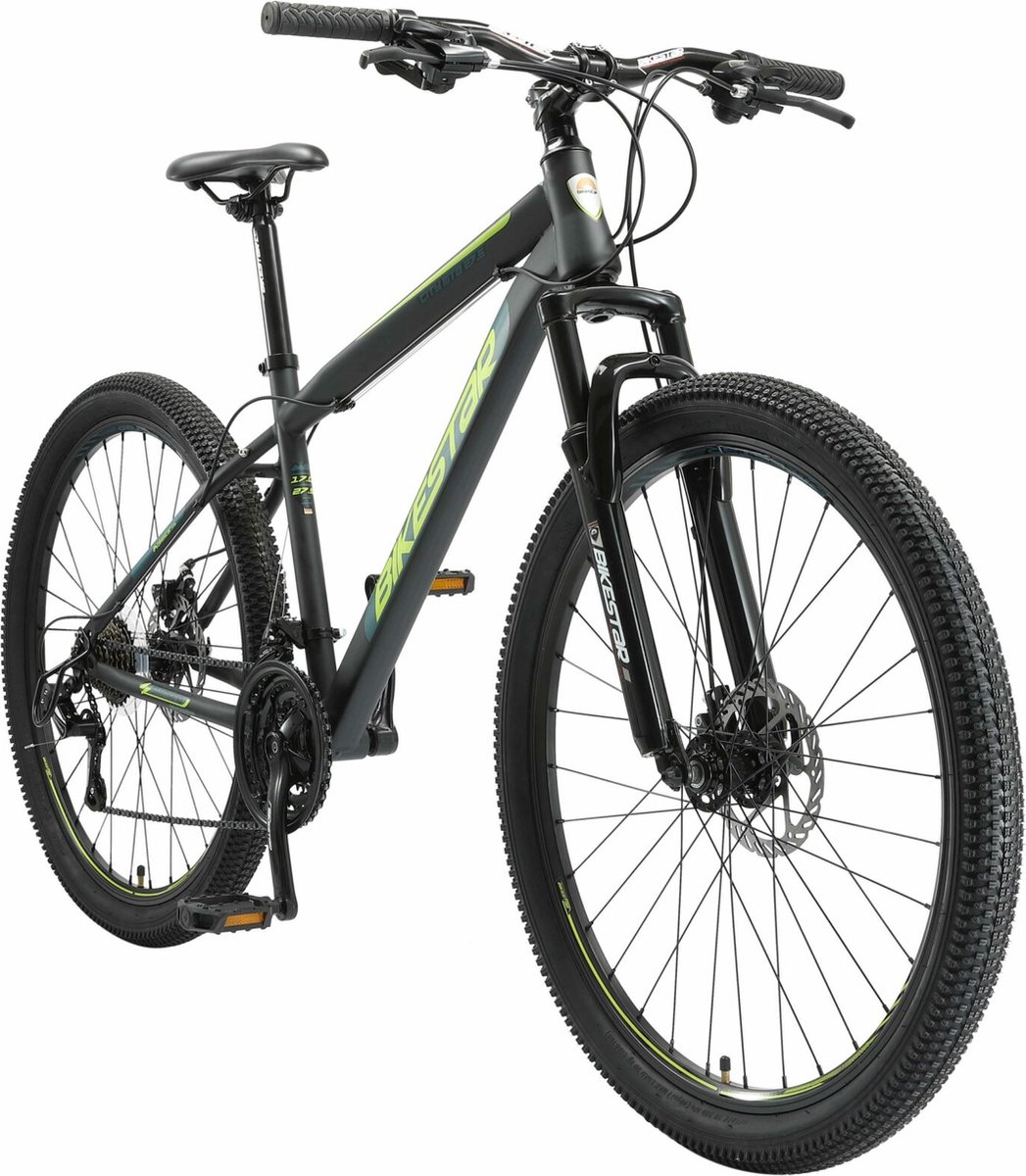 bikestar hardtail staal mtb medium 27 5 inch 21 speed