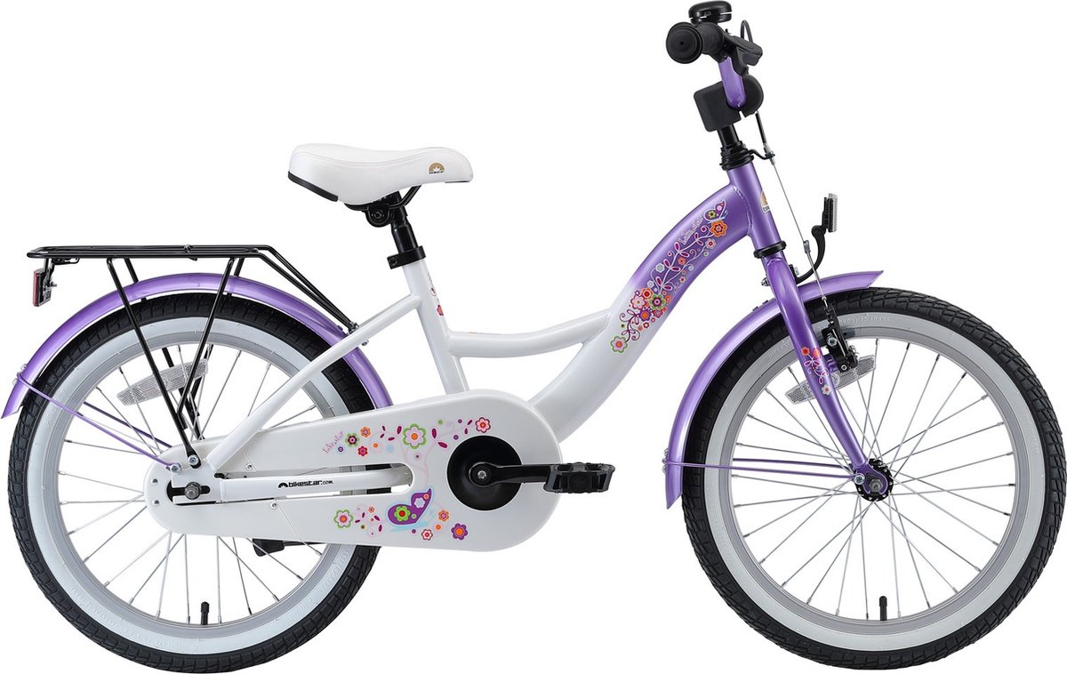 Bikestar kinderfiets Classic 18 inch lila Kinderfiets kopen online