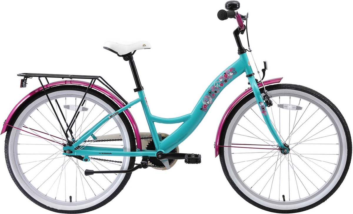 Bikestar kinderfiets Classic 24 inch mintgroen Kinderfiets kopen online