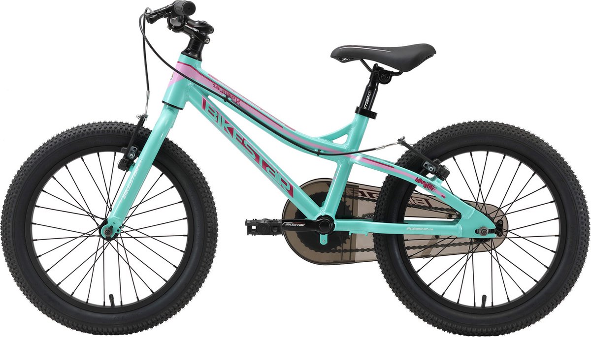 bikestar kinderfiets mountainbike alu 18 inch mintgroen