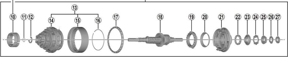 binnenwerk shimano nexus 8 remnaaf sg c6001 8c 184 mm as