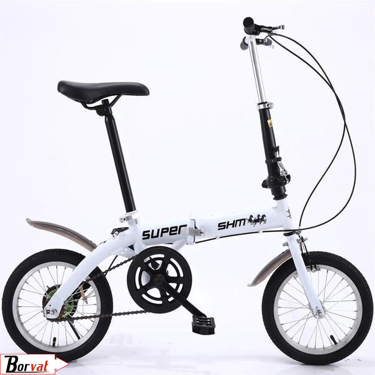borvat 14 inch vouwfiets voor volwassenen