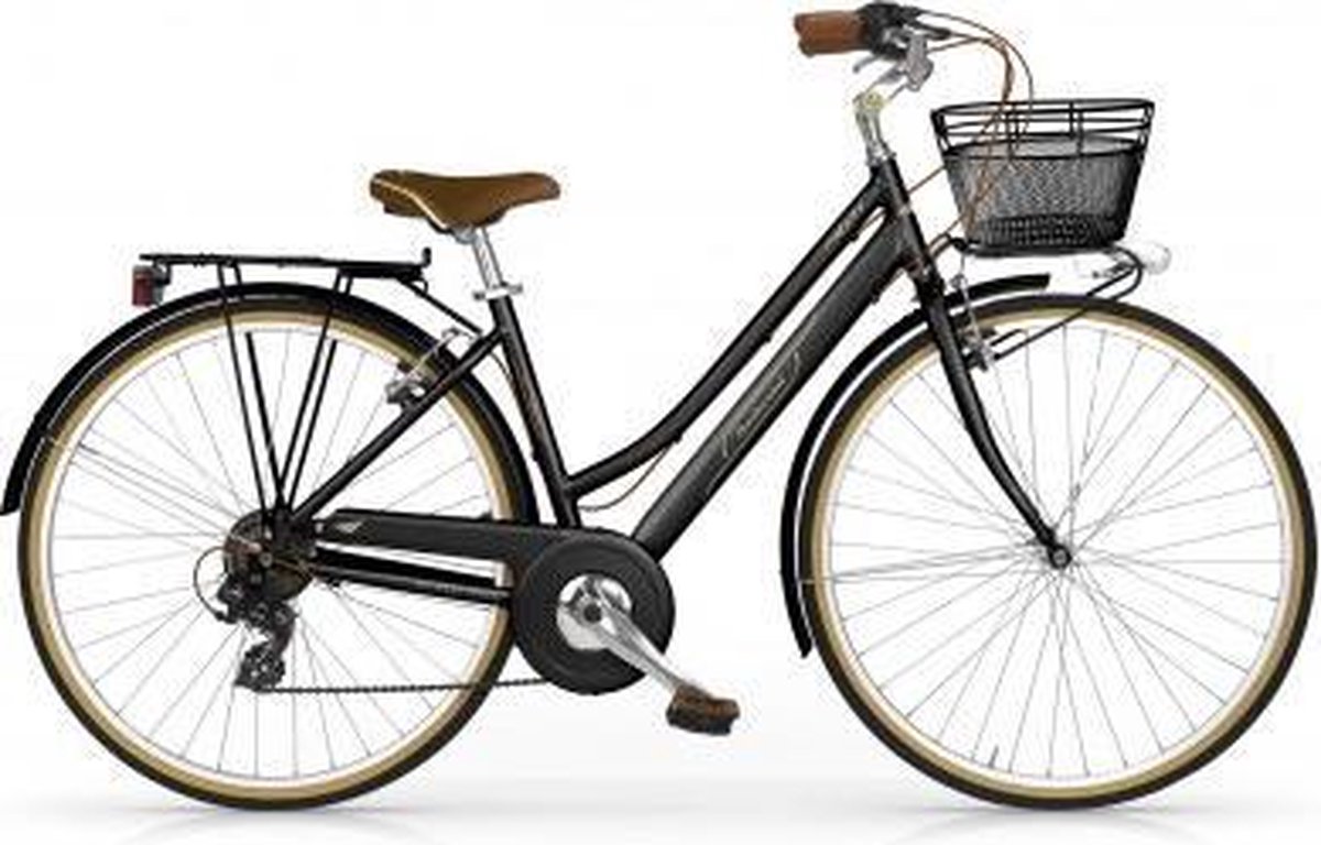 BOULEVARD - Damesfiets - 28 inch - 6V - Zwart Fiets kopen online