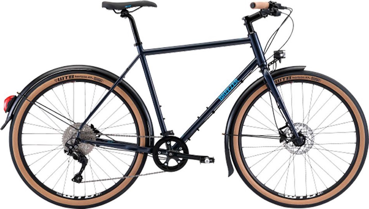 Breezer Doppler Cafe+ 2021 Fiets Blauw,Zwart XL Fiets kopen online