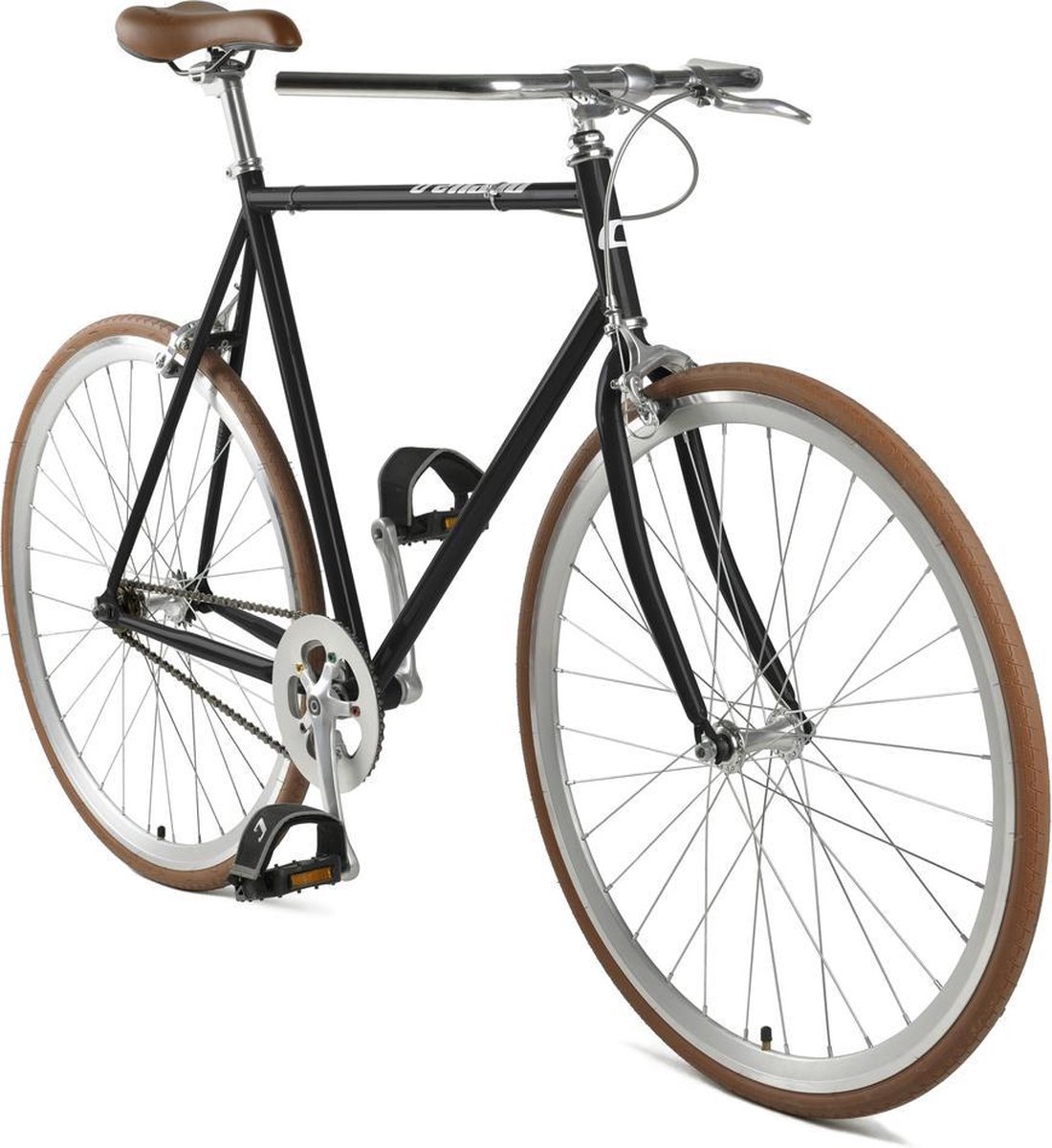 cheetah prey 1sp black 54 fixed gear single speed bike