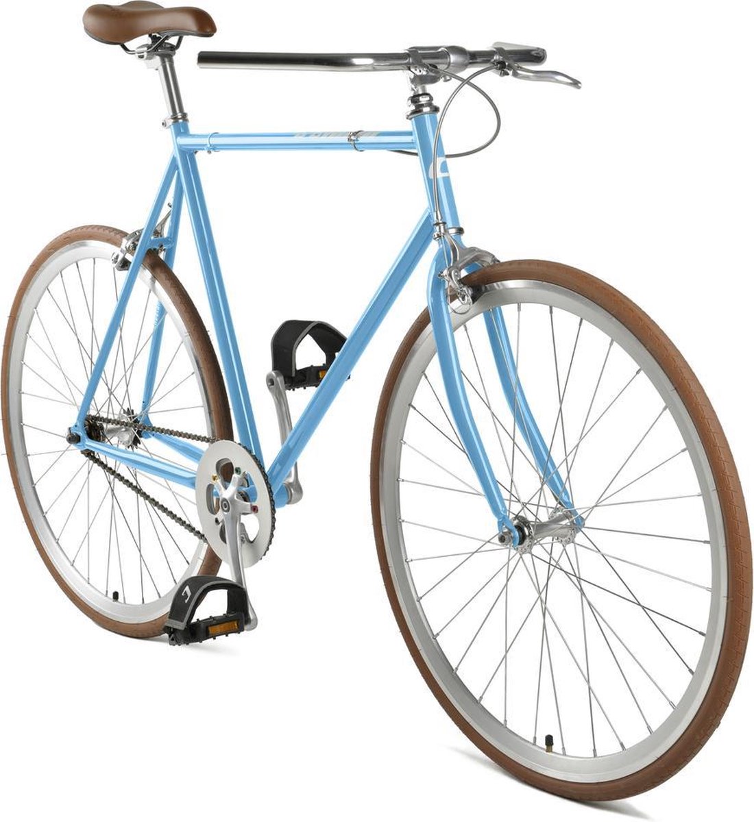cheetah prey 1sp blue 59 fixed gear single speed bike